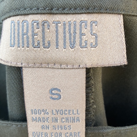 EUC Vintage Olive Green Overall Maxi Dress 90’s Lagenlook Size S - Picture 3 of 12